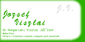 jozsef viszlai business card